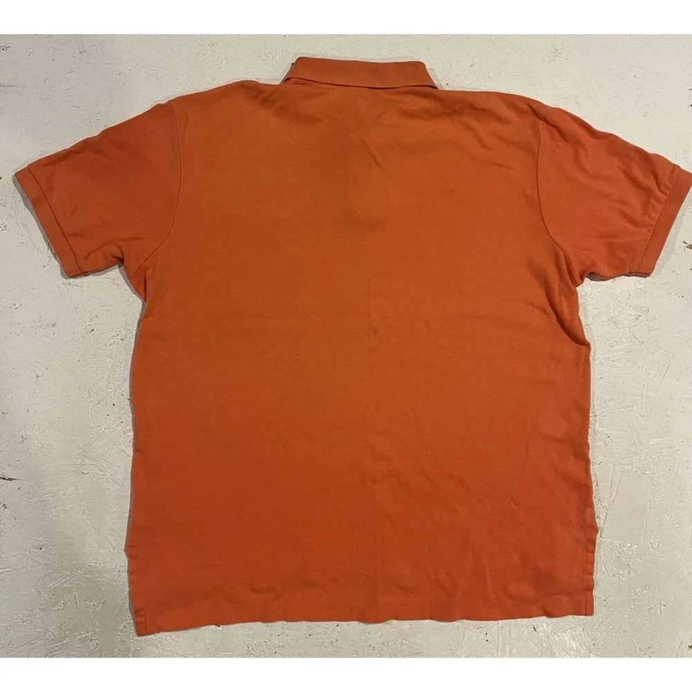 Polo Ralph Lauren Polo Shirt Mens XL Orange‎ Short Sleeve Classic Pony Logo